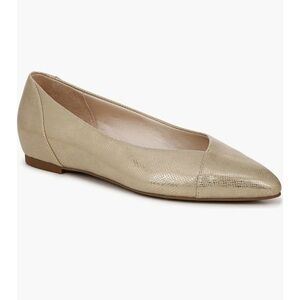 NIB LifeStride Women's Promise Holiday Gold  Ballet Flat shoes $80 Sz 8.5